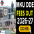 MKU DDE Fee Structure 2026 Out @mkuniversity.ac.in/dde; Check Course-wise Fees